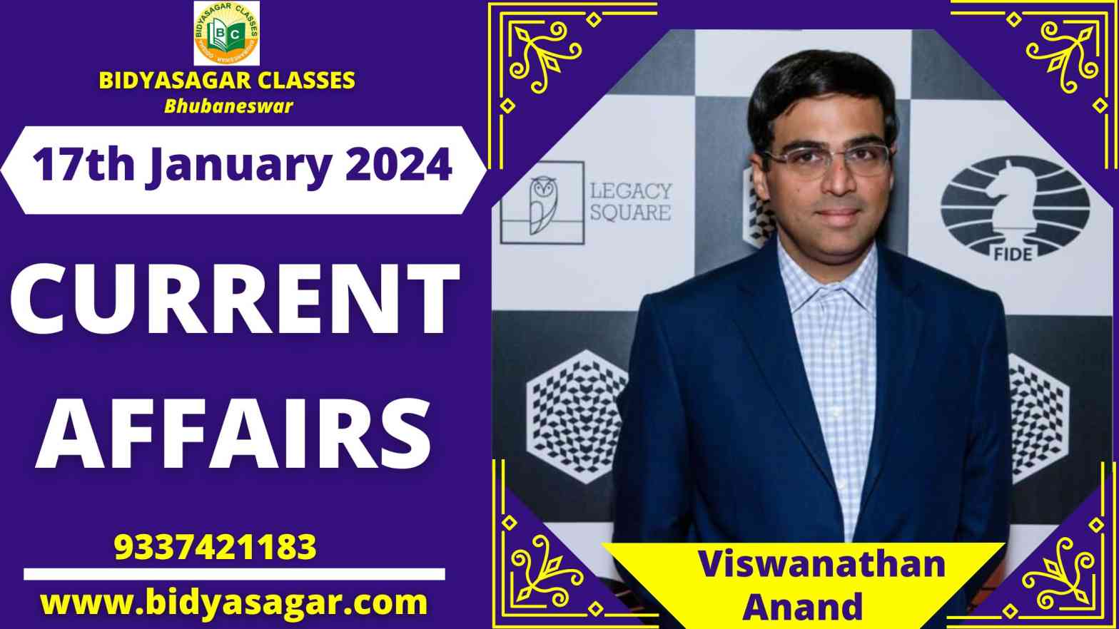 Today's Headlines : 17th January Current Affairs 2024