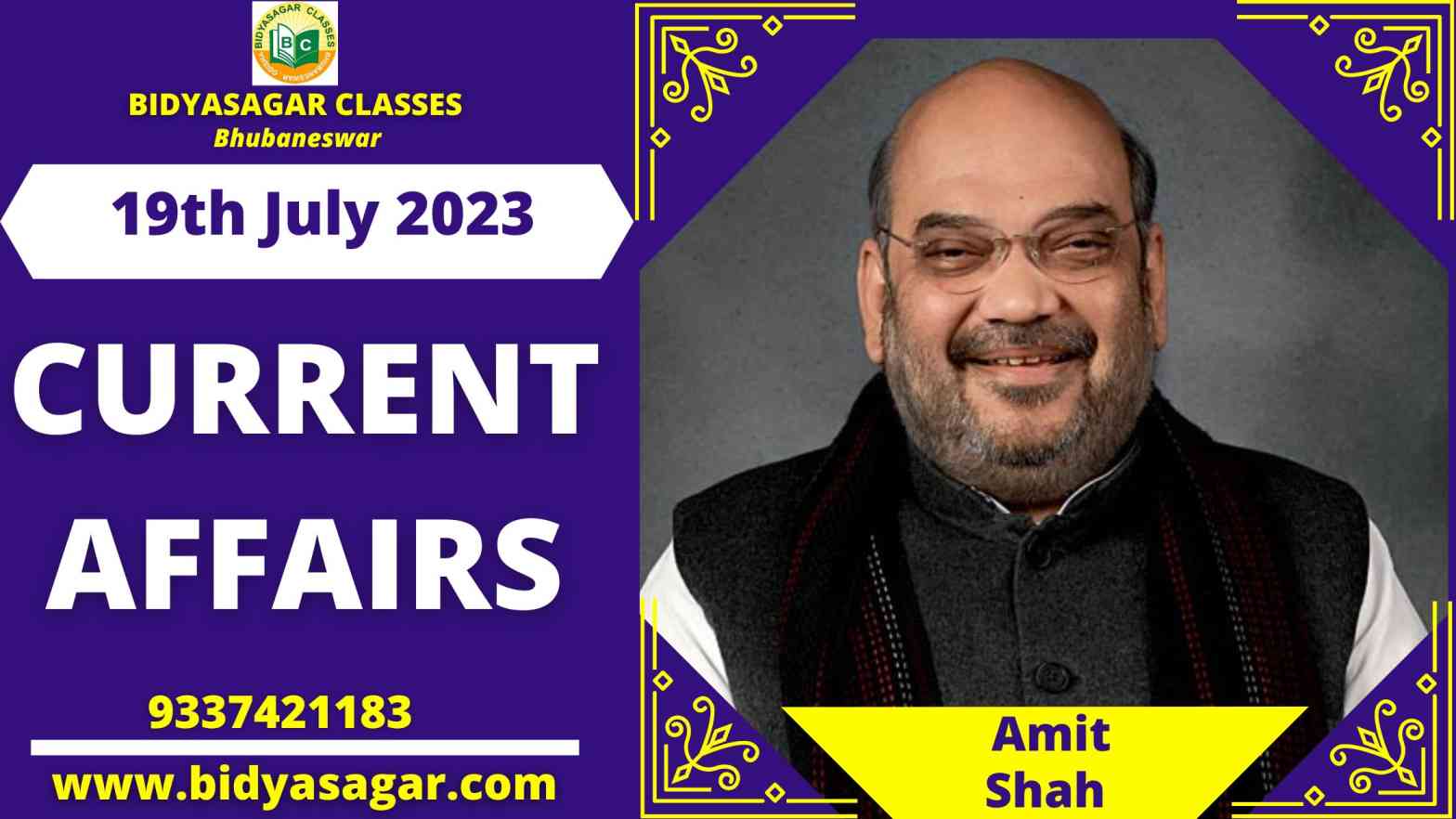 Today's Headlines : 19th July Current Affairs 2023