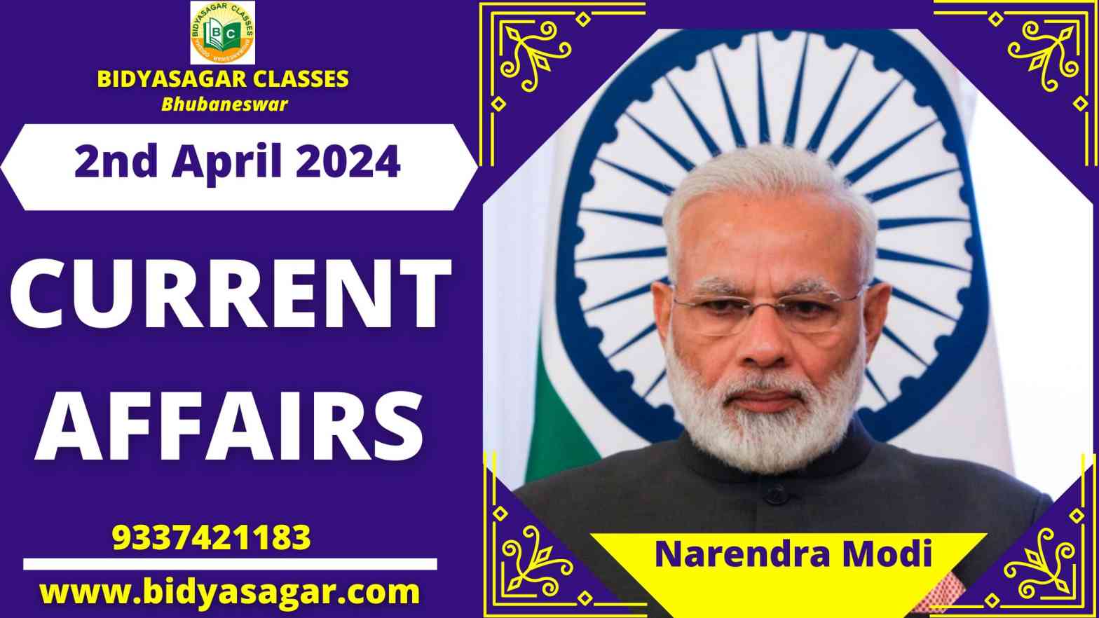 Today's Headlines : 2nd April Current Affairs 2024