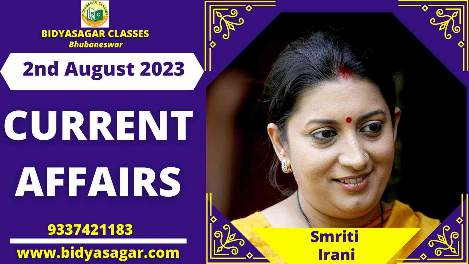 Today's Headlines : 2nd August Current Affairs 2023