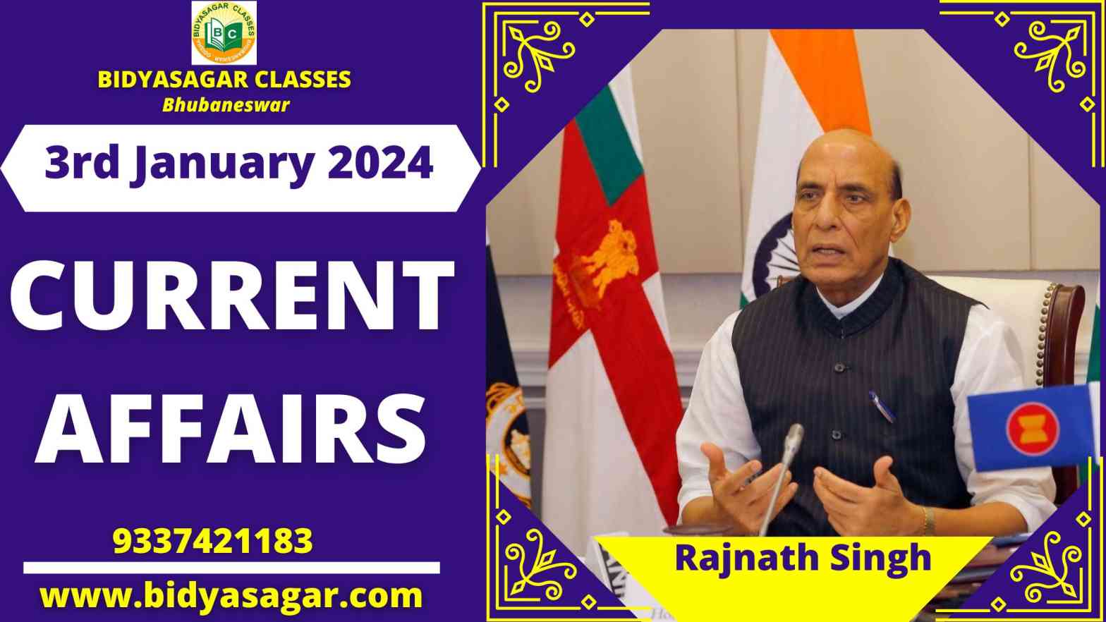 Today's Headlines : 3rd January Current Affairs 2023