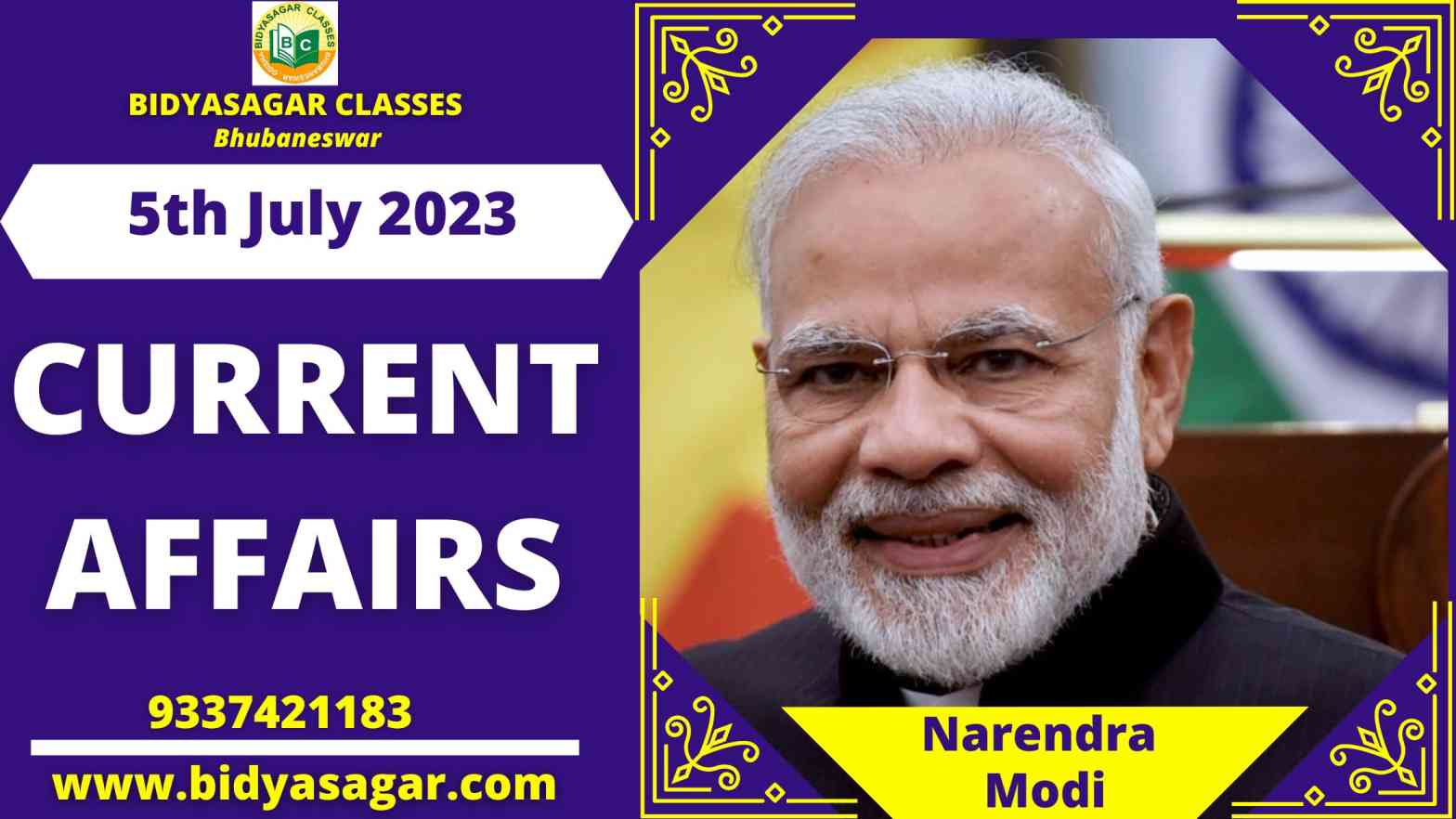 Today's Headlines : 5th July Current Affairs 2023