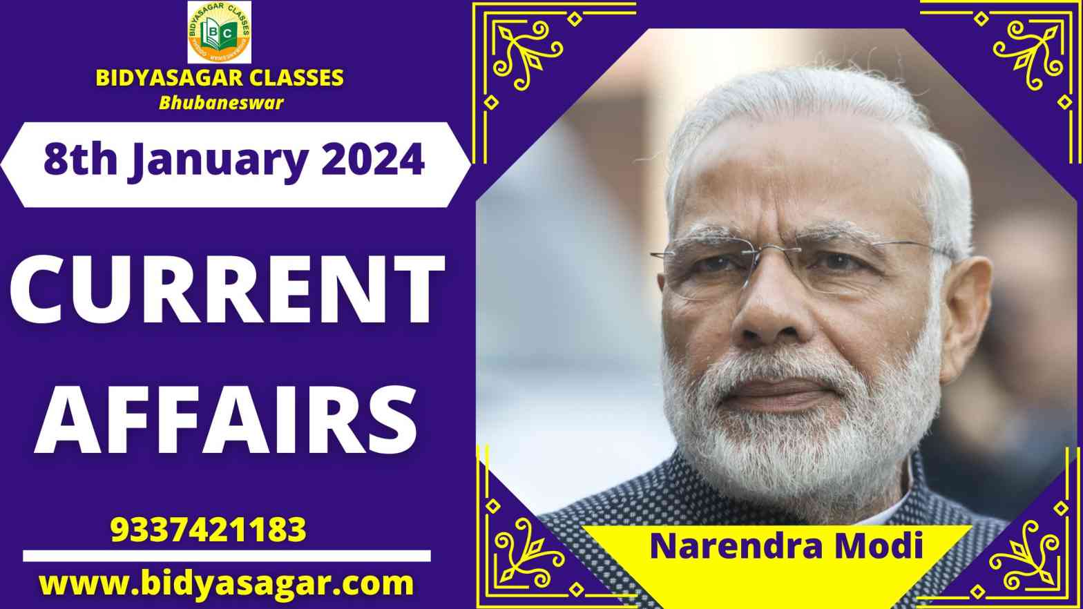 Today's Headlines : 8th January Current Affairs 2023