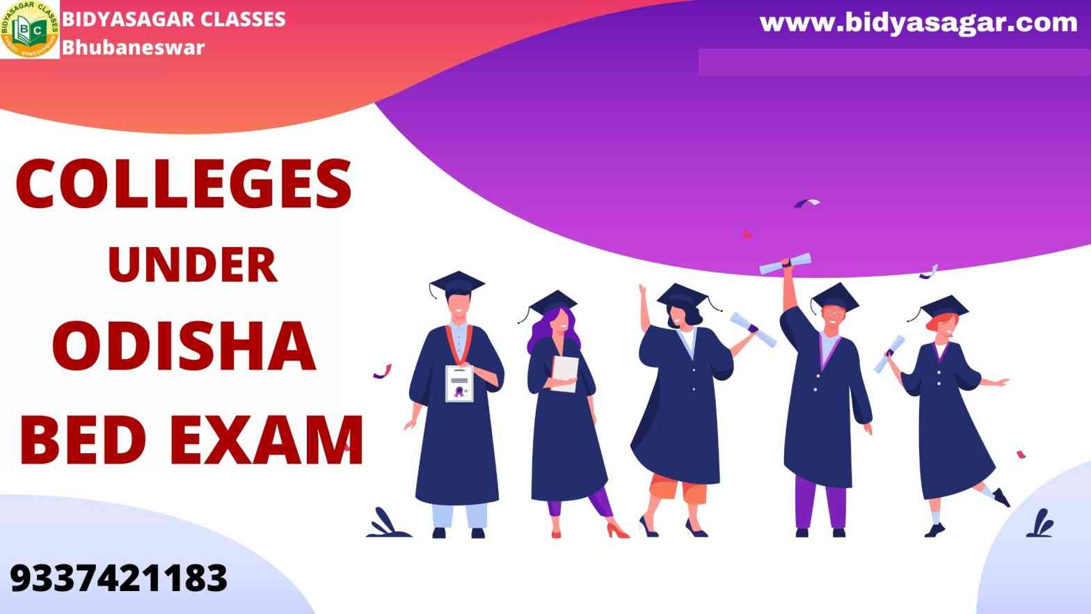 Colleges Under Odisha State B.Ed Entrance 2021 Exam