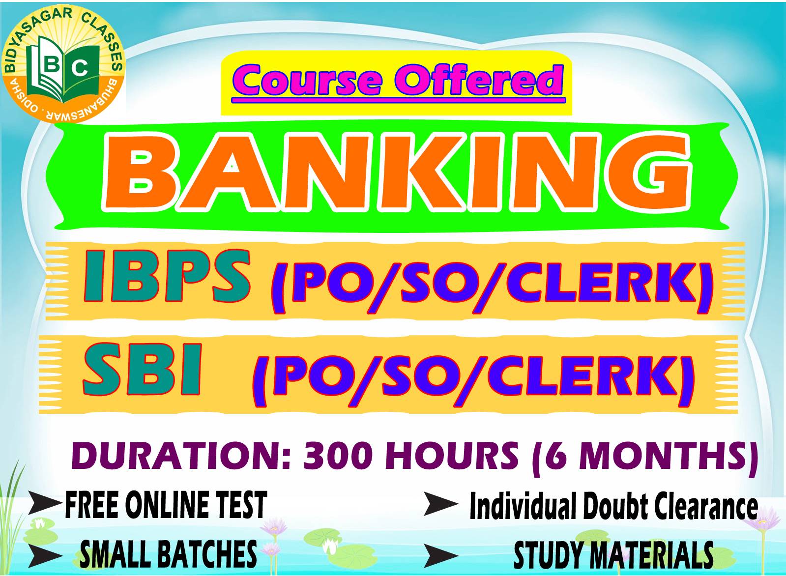 The Best Banking Coaching in Bbsr and Berhampur Bidyasagar Classes