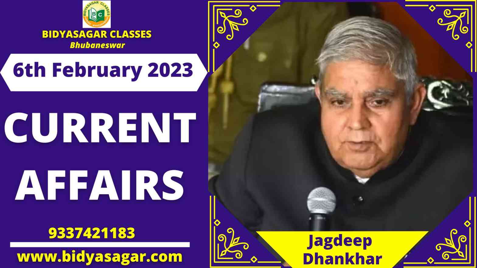 Today's Headlines : 6th February Current Affairs 2023