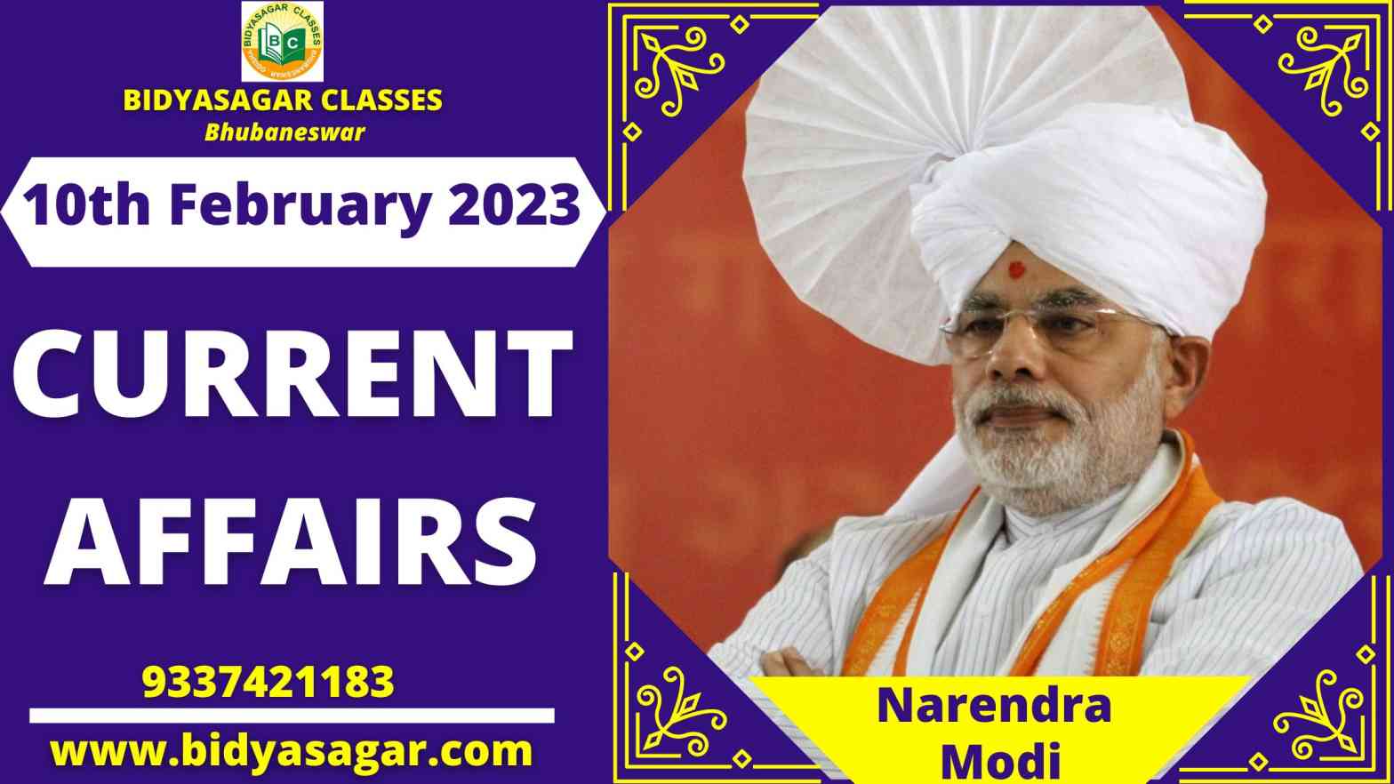 Today's Headlines : 10th February Current Affairs 2023