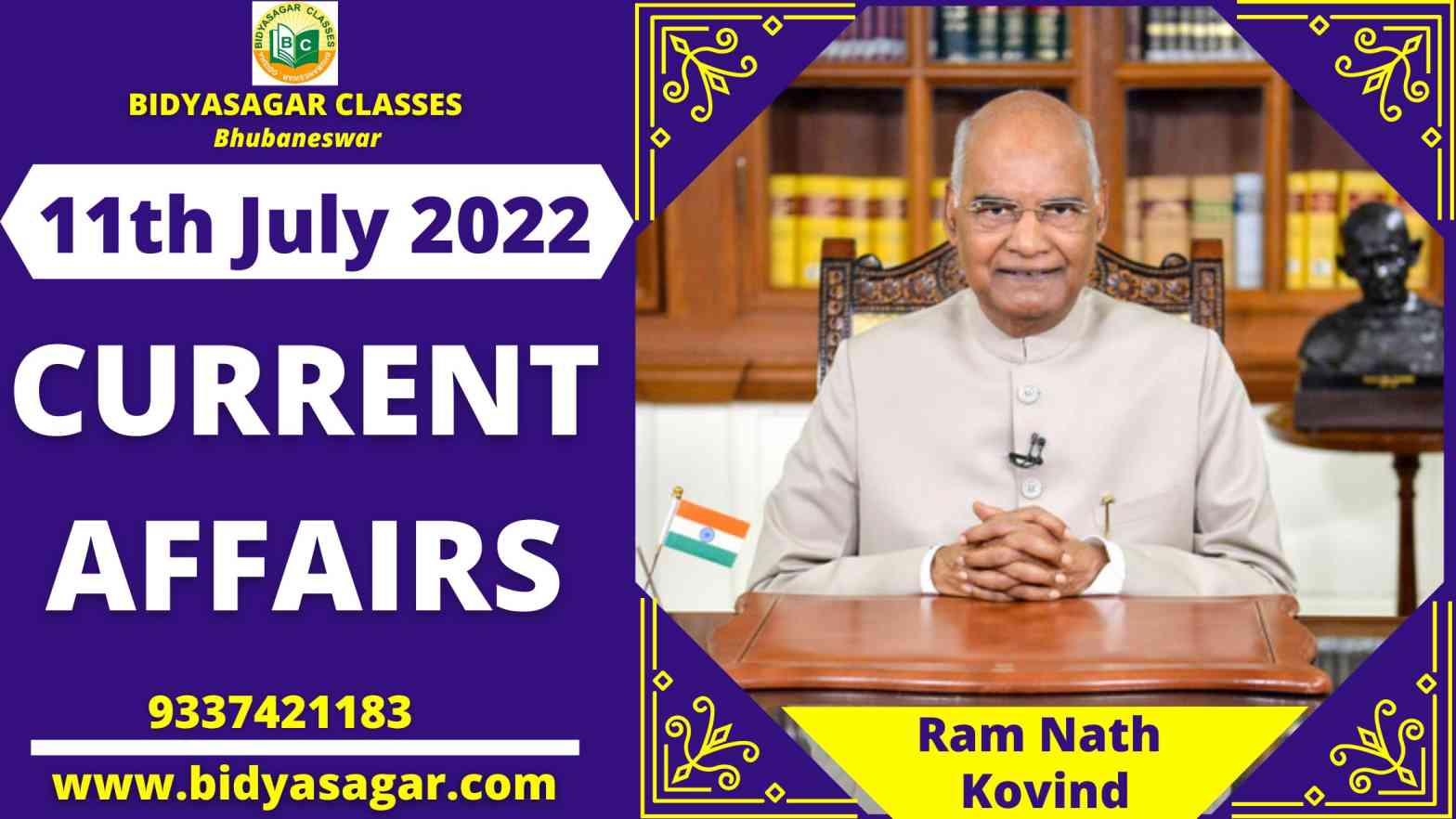 Today's Headlines : 11th July Current Affairs 2022