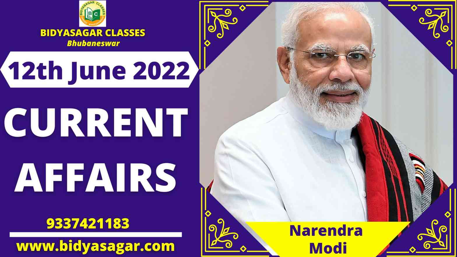 Today's Headlines : 12th June Current Affairs 2022