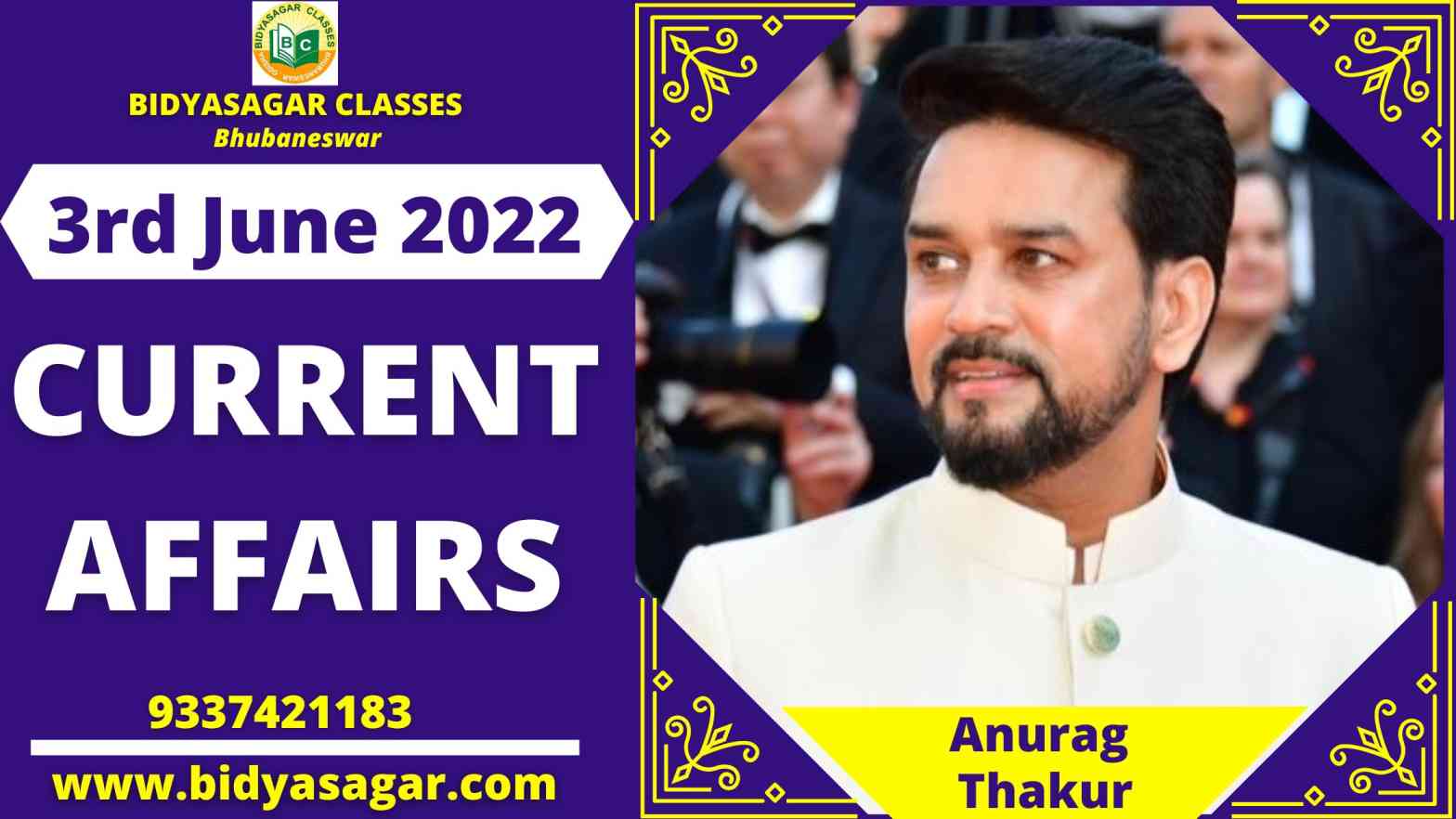 Today's Headlines : 3rd June Current Affairs 2022