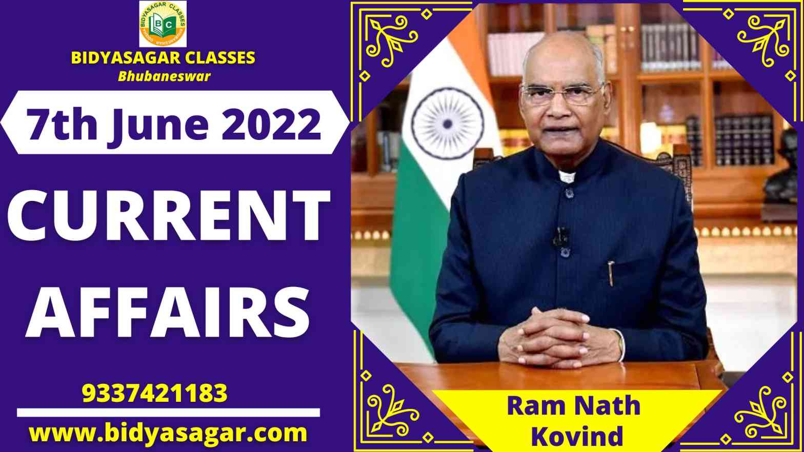 Today's Headlines : 7th June Current Affairs 2022