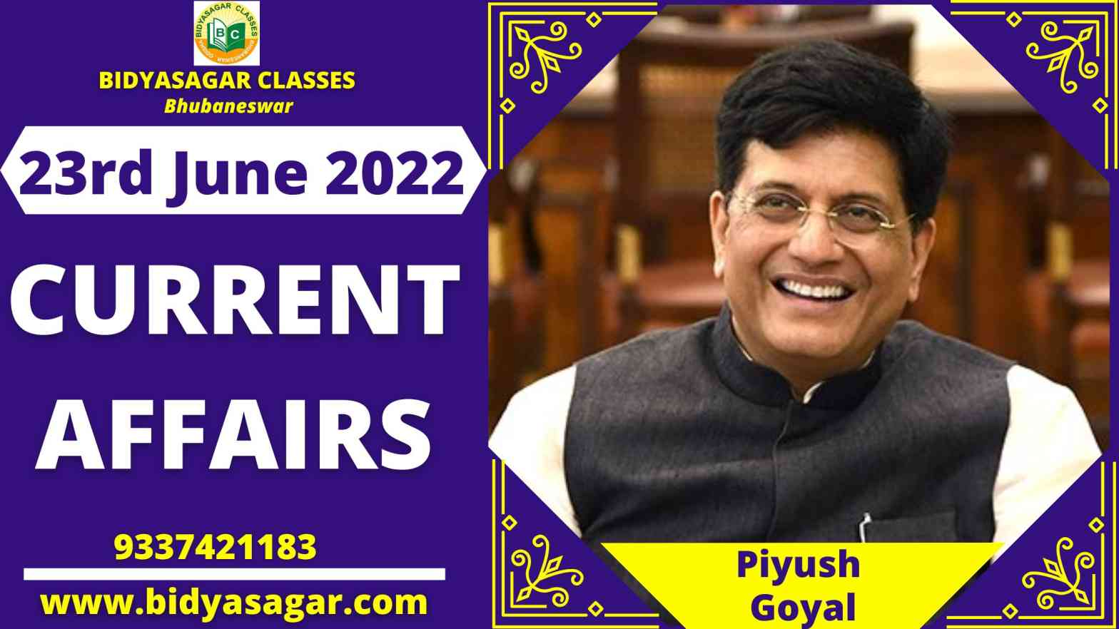 Today's Headlines : 23rd June Current Affairs 2022