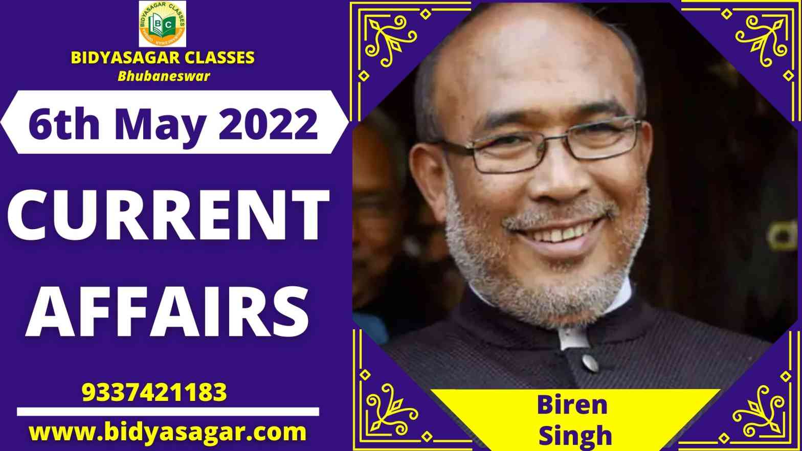 Today's Headlines : 6th May Current Affairs 2022