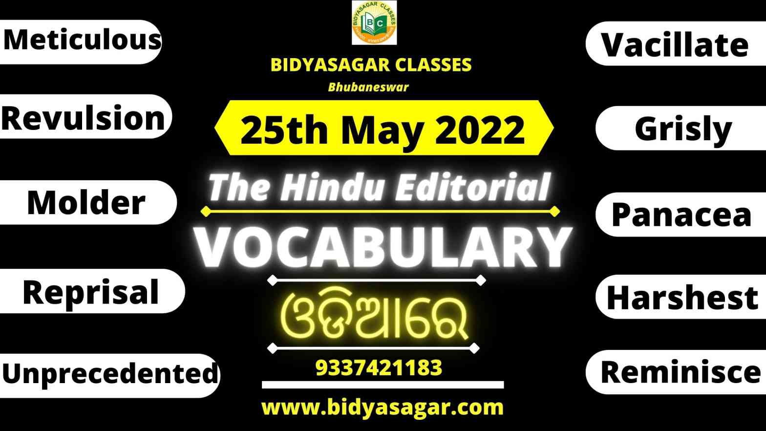 The Hindu Editorial Vocabulary of 25th May 2022