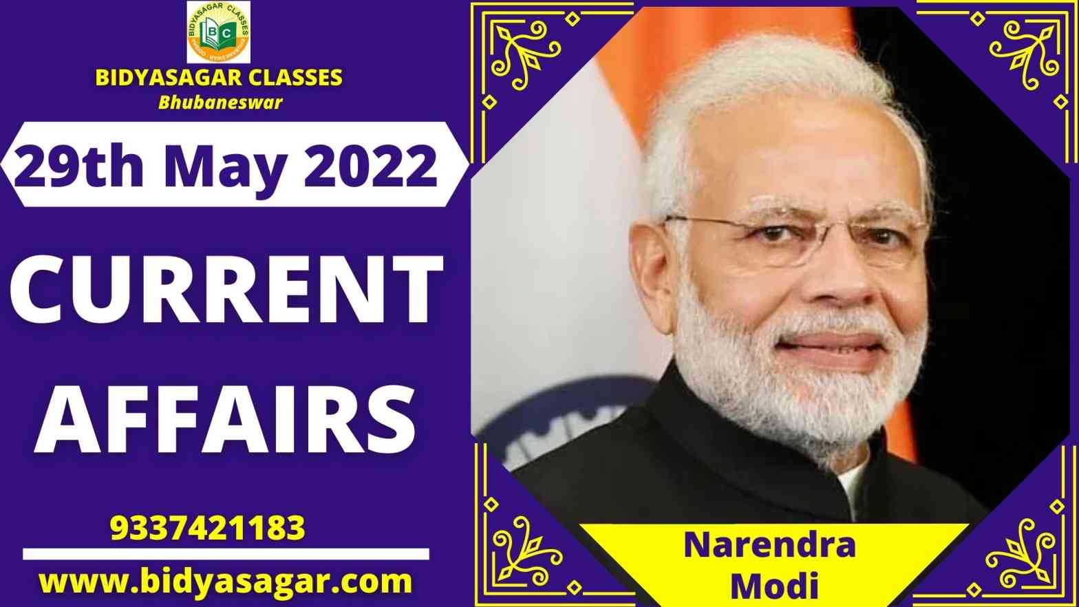 Today's Headlines : 29th May Current Affairs 2022