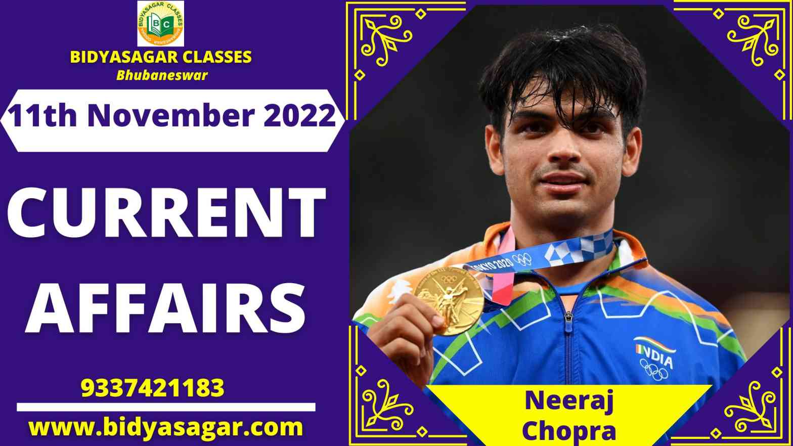 Today's Headlines : 11th November Current Affairs 2022