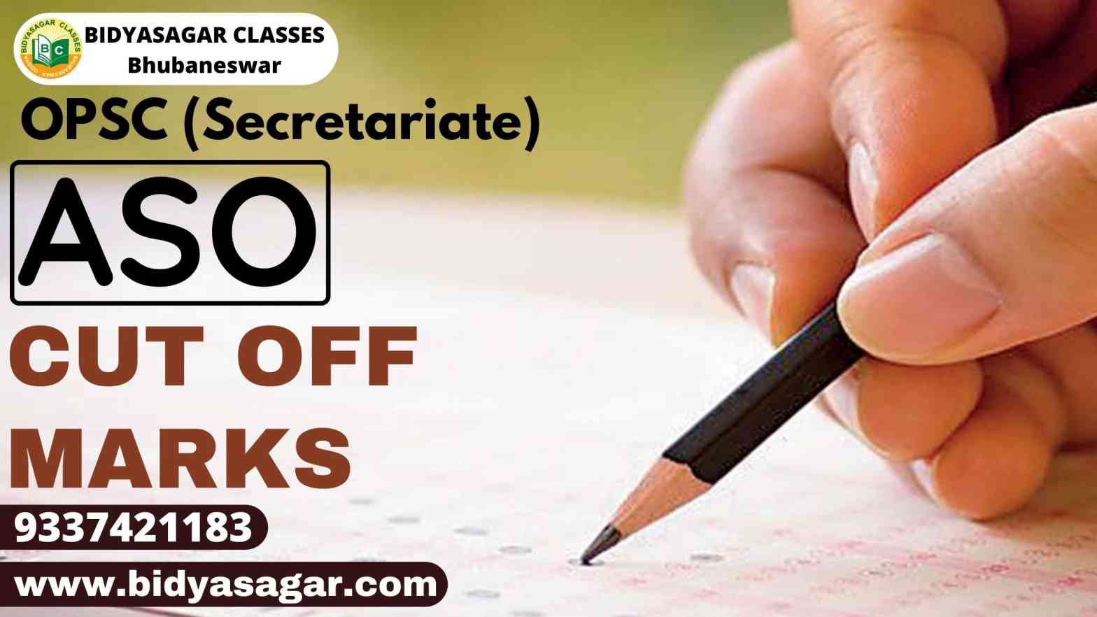 OPSC ASO Previous Year Cut Off Marks