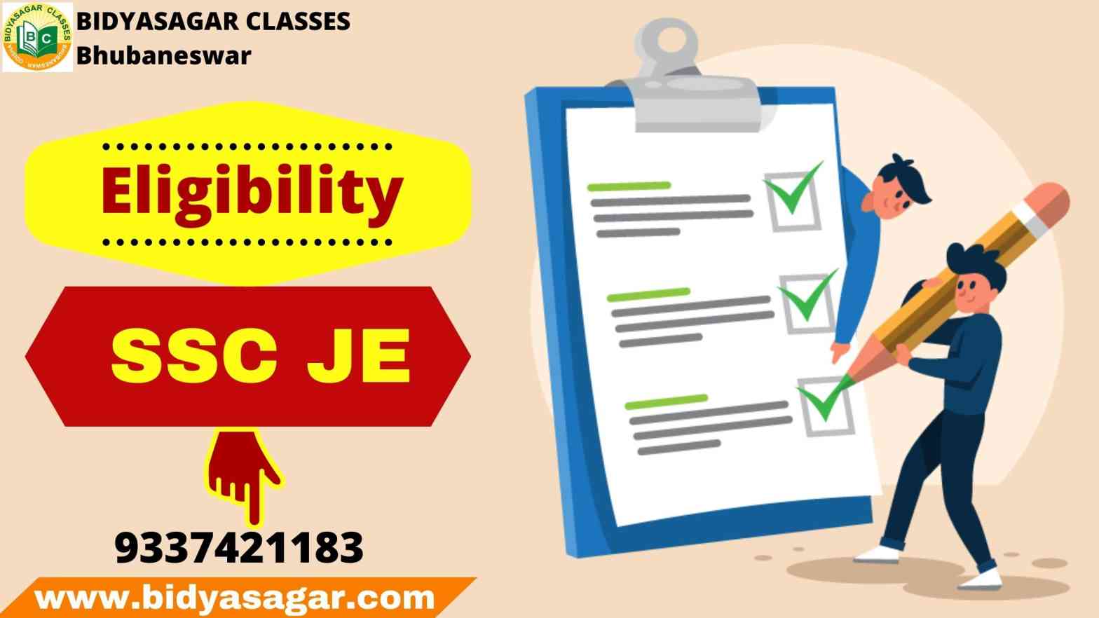 SSC JE Exam Eligibility